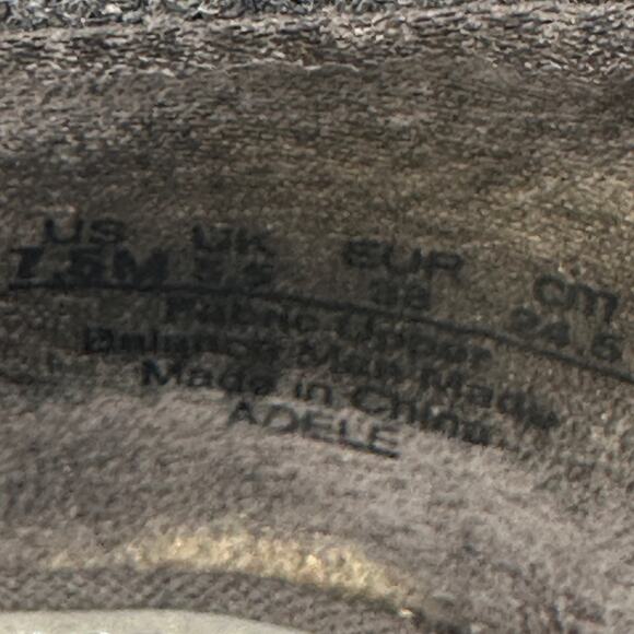 Fergalicious Ballet Flats Adele Gray Fabric Felt Upper Cottagecore Preppy 7.5 - Picture 10 of 11